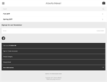 Tablet Screenshot of albertomakali.com